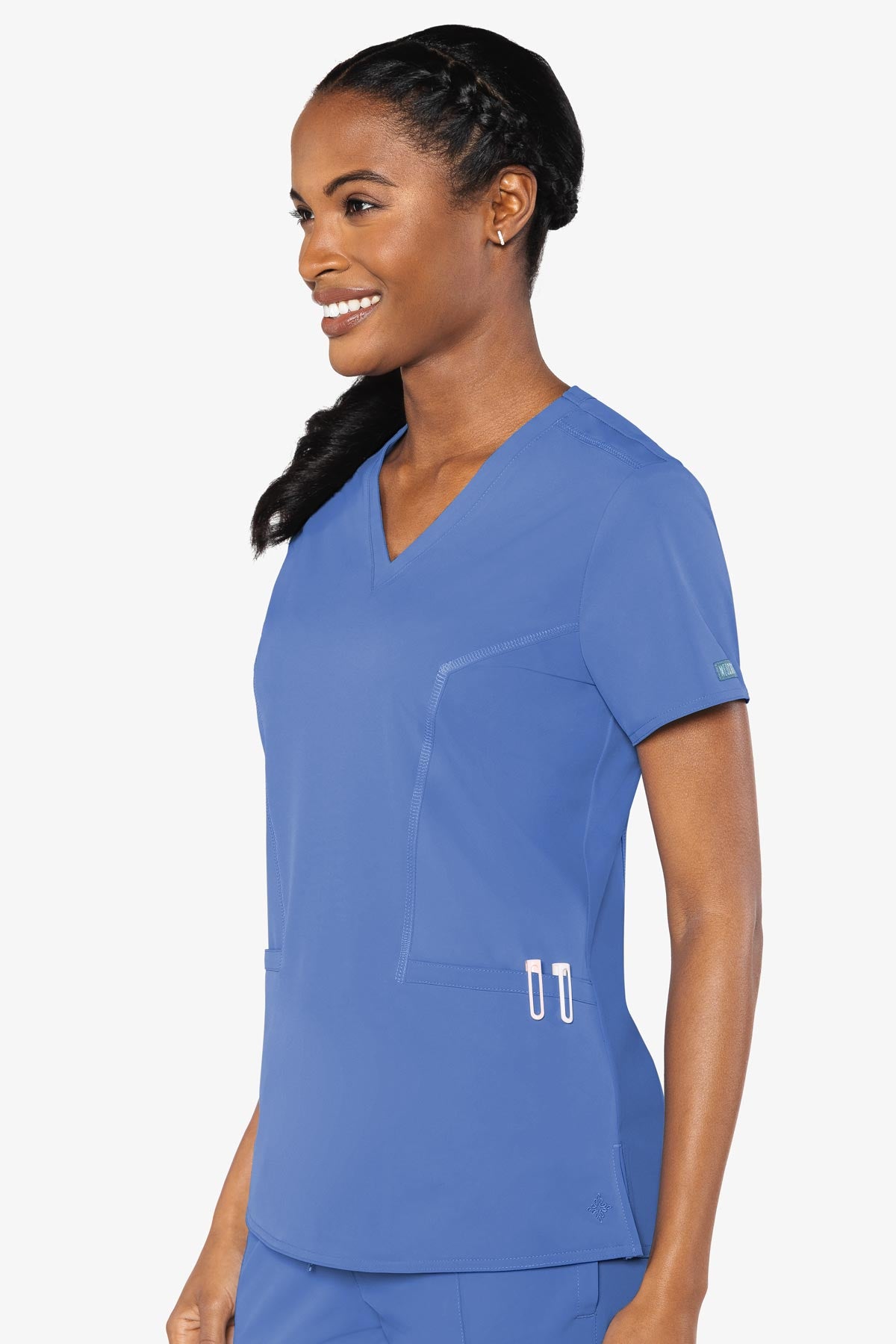 Double V Neck Top