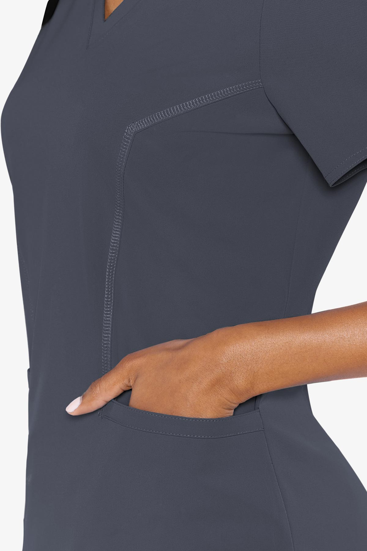 Double V Neck Top
