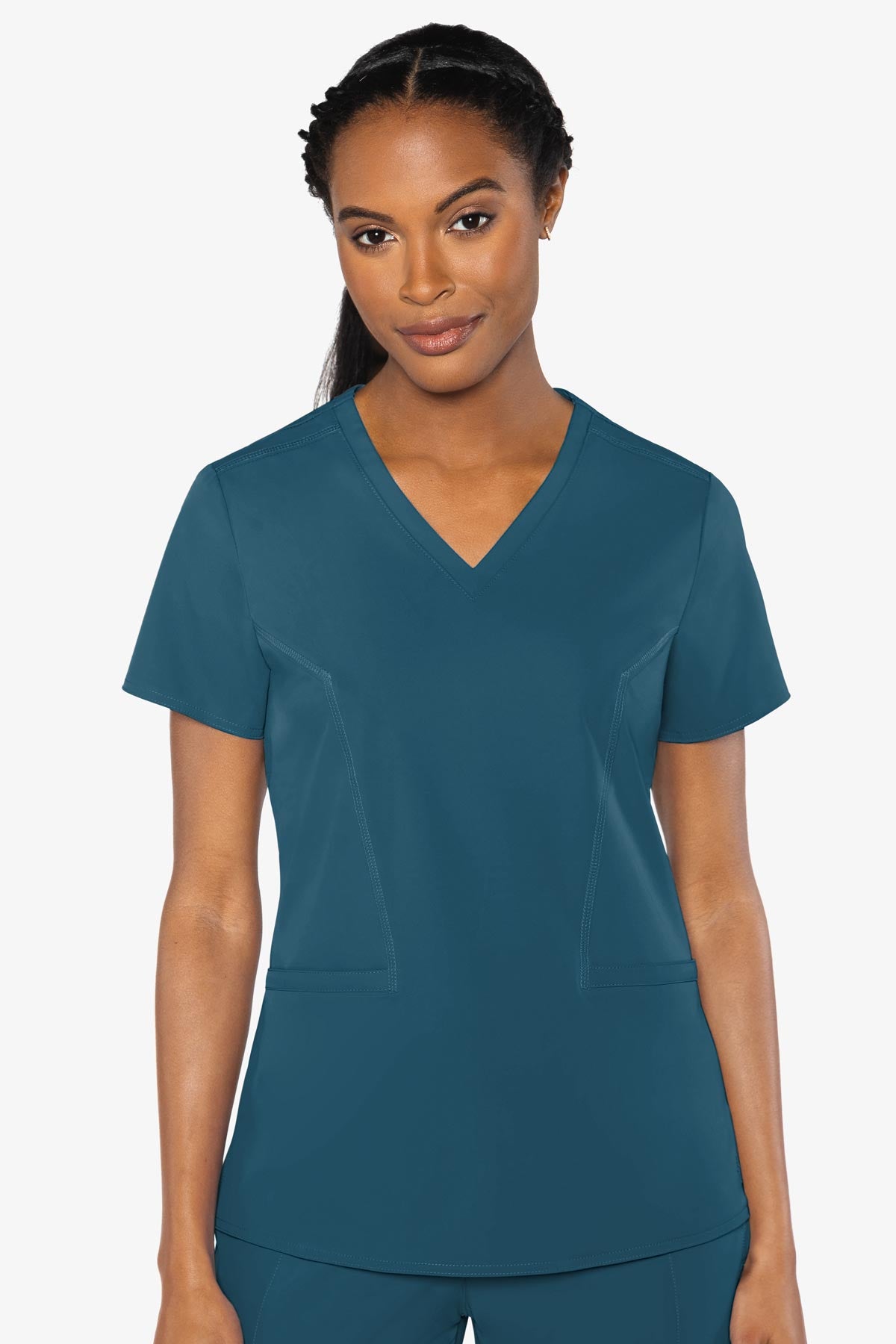 Double V Neck Top