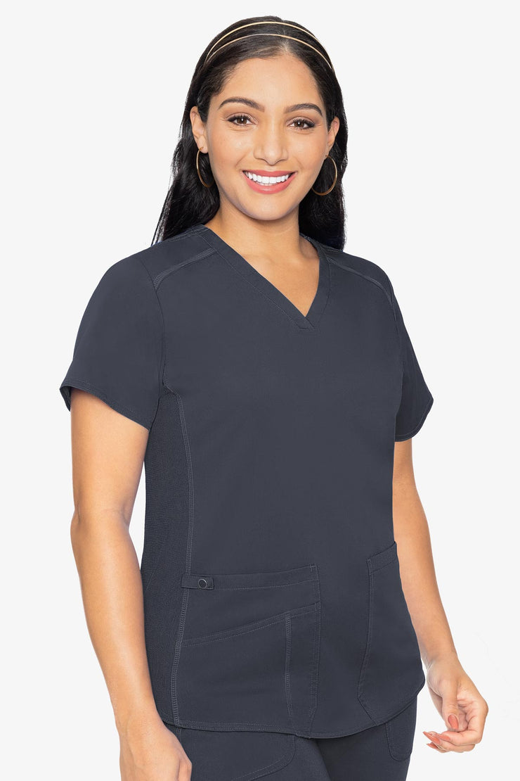 V-Neck Shirttail Top