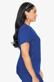 V-Neck Shirttail Top