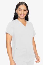 V-Neck Shirttail Top